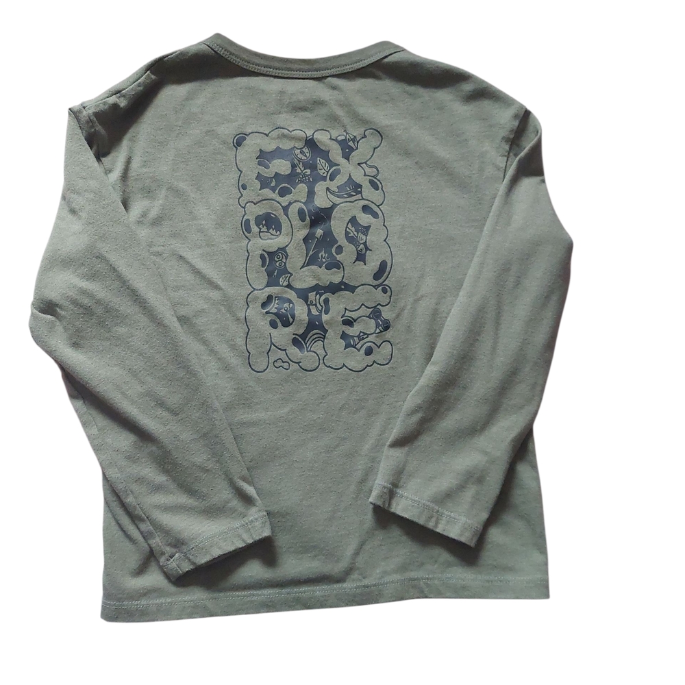 Cat & Jack Olive Long Sleeve Tee - Picture 2 of 2